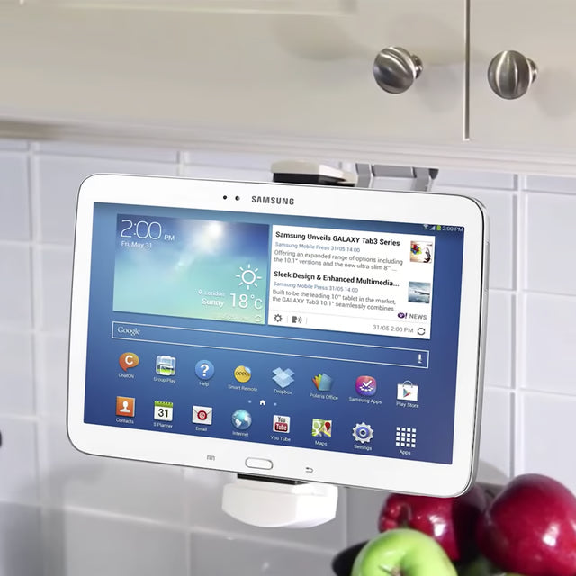 2-in-1 Adjustable Phone & Tablet Wall Mount Holder