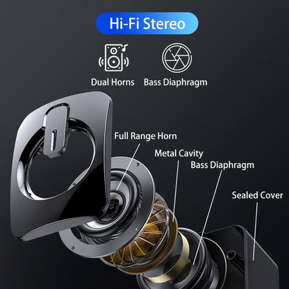 Premium LED Computer Speakers with High-Fidelity Stereo Sound for Desktop & Gaming