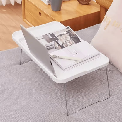 Portable Foldable Lap Desk with Cup Holder for Laptop, Study & Everyday Use