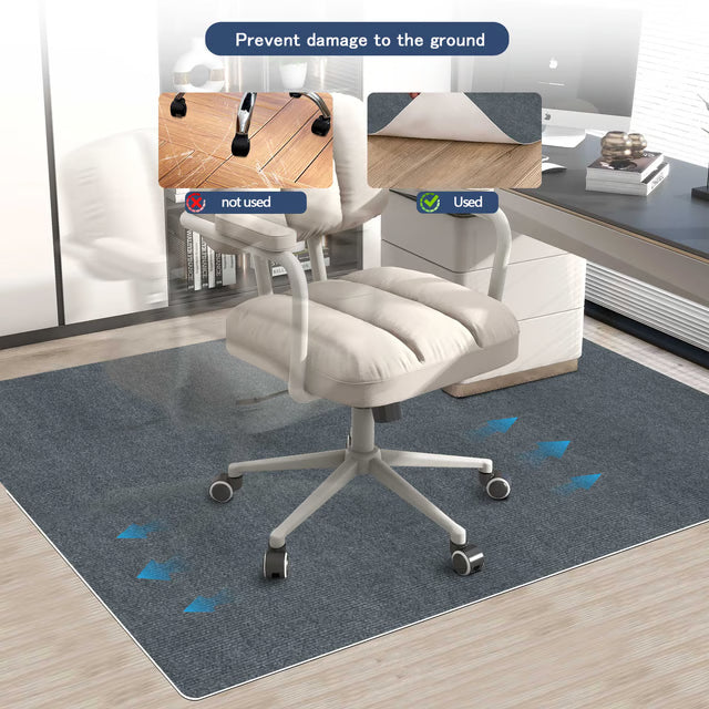 Office Chair Floor Mat for Hardwood, Tile & Everyday Workspace Protection
