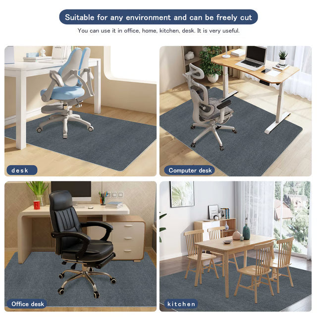 Office Chair Floor Mat for Hardwood, Tile & Everyday Workspace Protection