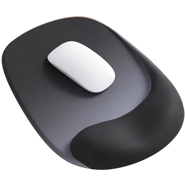 Ergonomic Mouse Pad with Gel Wrist Support & Non-Slip Base