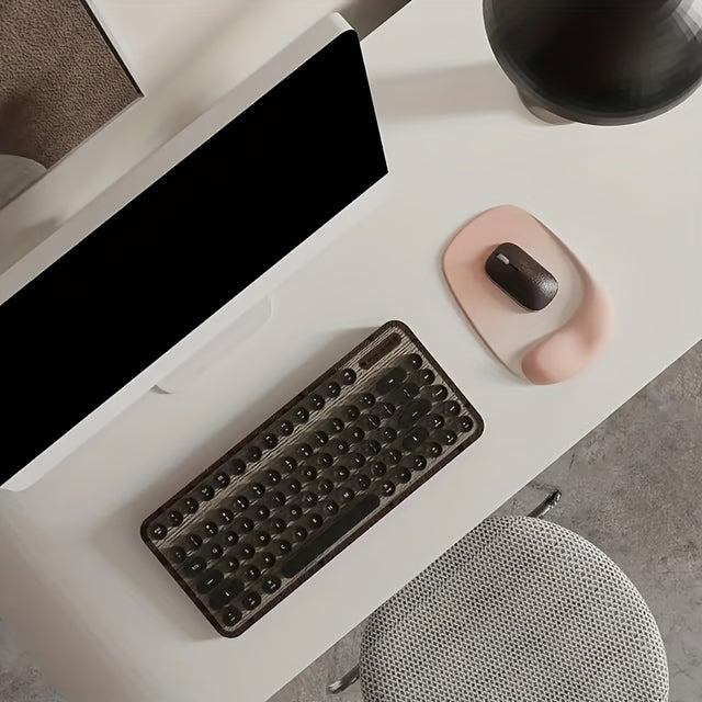 Ergonomic Mouse Pad with Gel Wrist Support & Non-Slip Base