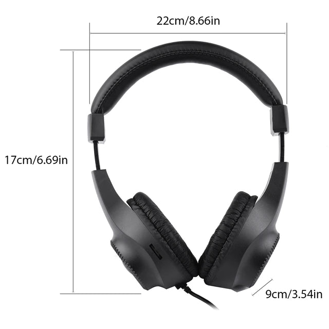 Professional Studio Monitoring Headphones for Audio Recording & Music Production