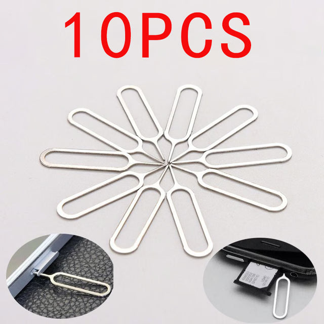 10PCS Universal SIM Card Ejector Pin Tool Set – SIM Tray Removal Keys for Smartphones & Tablets