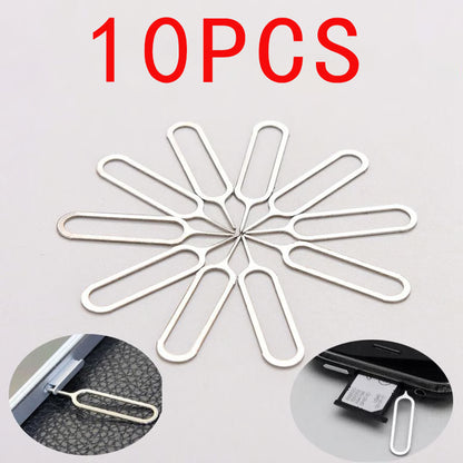 10PCS Universal SIM Card Ejector Pin Tool Set – SIM Tray Removal Keys for Smartphones & Tablets