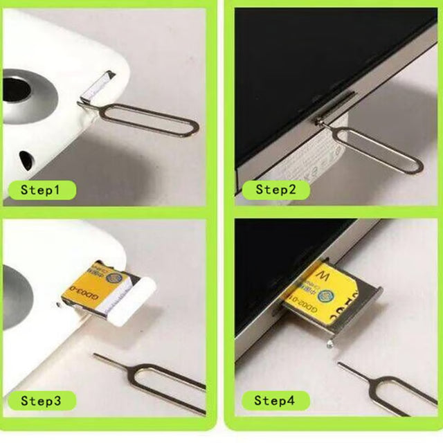 10PCS Universal SIM Card Ejector Pin Tool Set – SIM Tray Removal Keys for Smartphones & Tablets