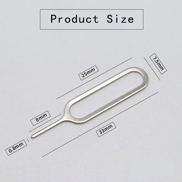 10PCS Universal SIM Card Ejector Pin Tool Set – SIM Tray Removal Keys for Smartphones & Tablets